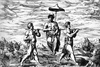 Africani del Congo, da F.Pigafetta 
(1591)