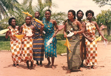 Un groupe de danseuses